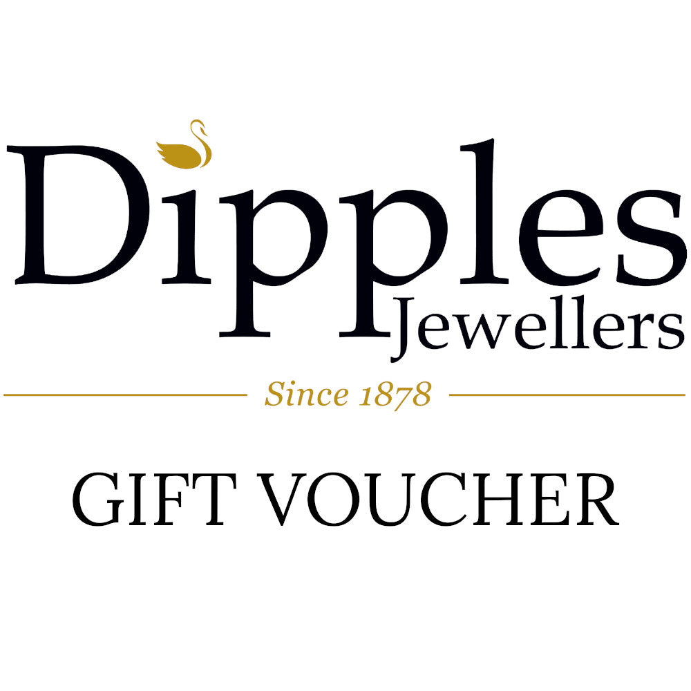 Gift voucher from Dipples Jewellers, established since 1878.