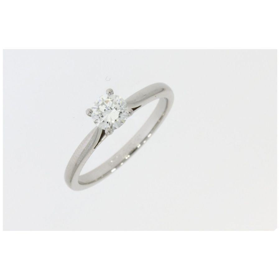 Dipples-Platinum 4 claw Classic Diamond Ring-Dipples Jewellers