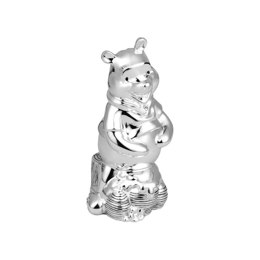 Dipples-Silver Plated Winnie The Pooh Money Box-Dipples Jewellers