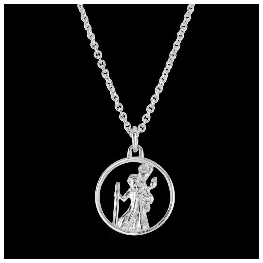 Dipples-Silver St Chris + Chn-Dipples Jewellers