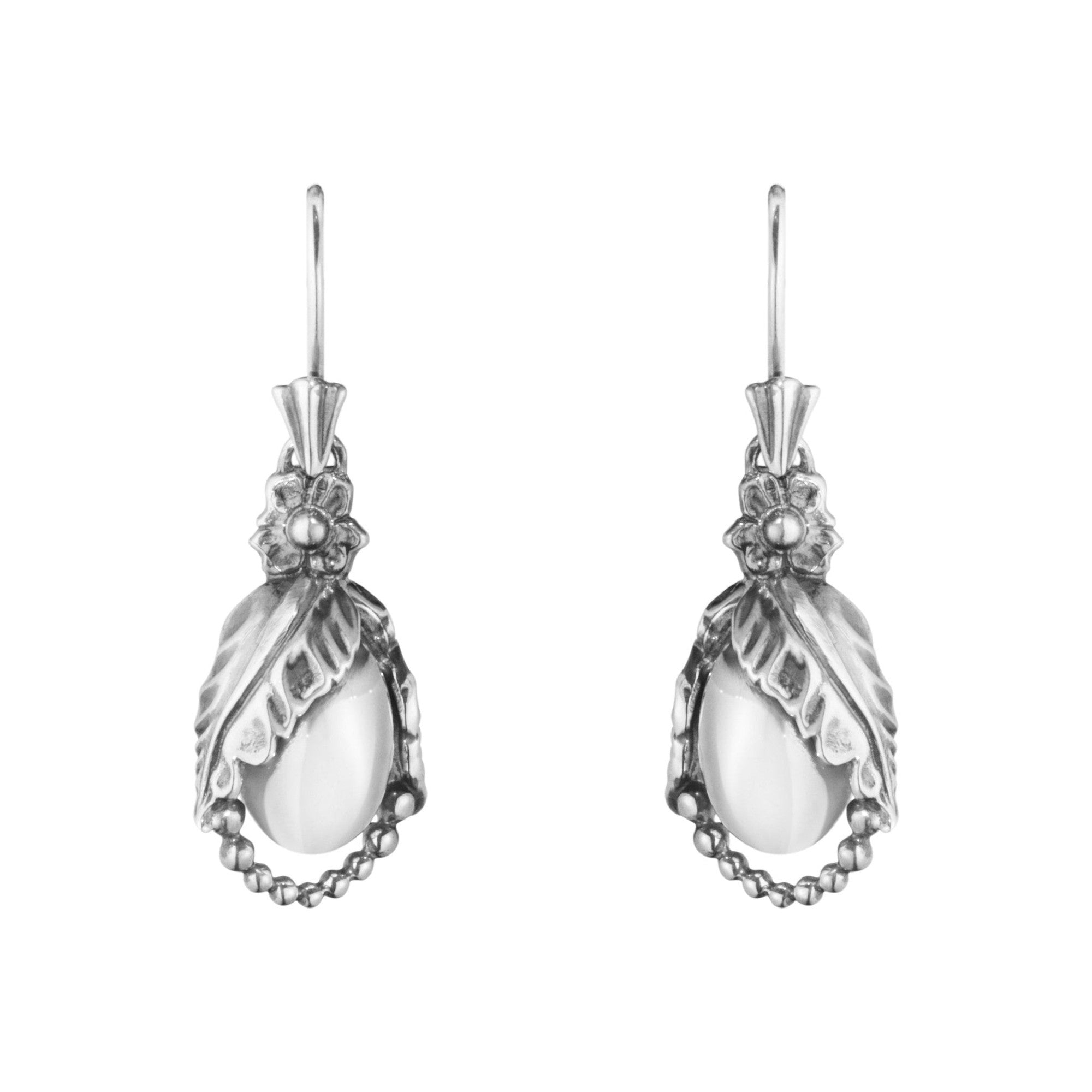 Georg Jensen-Silver 2023 Heritage Earrings-Dipples Jewellers