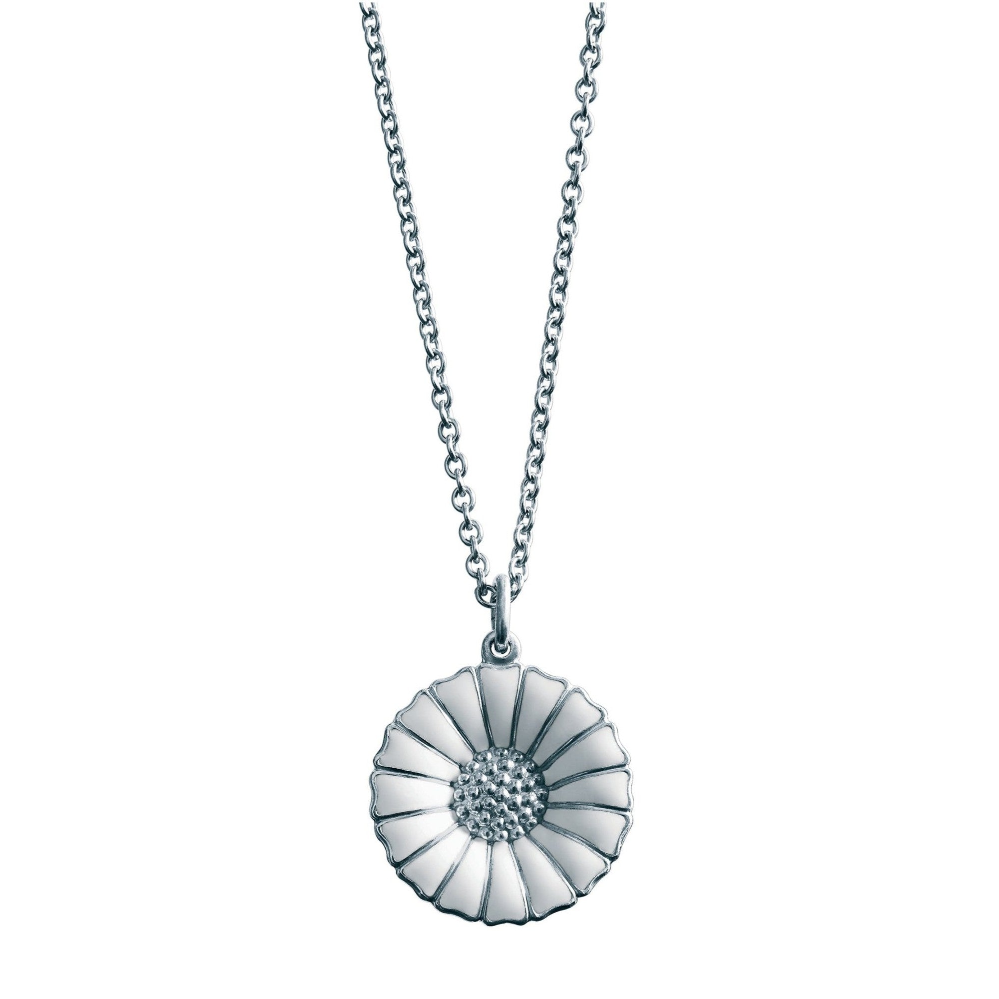 Georg Jensen-Silver Daisy Pendant-Dipples Jewellers