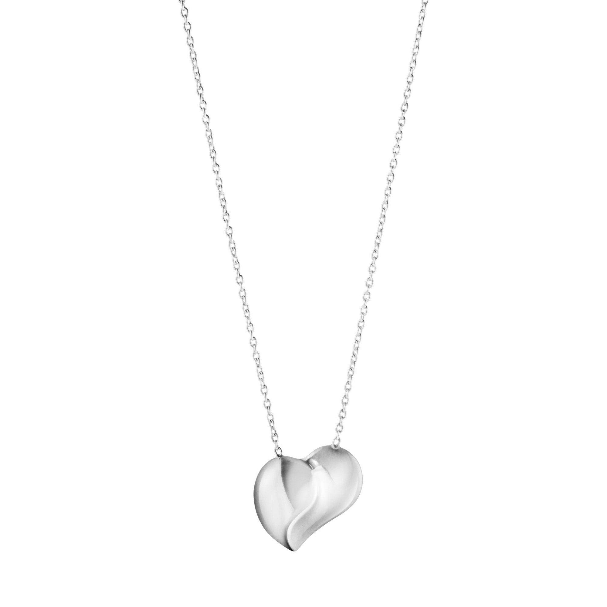 Georg Jensen-Silver Heart Pendant-Dipples Jewellers