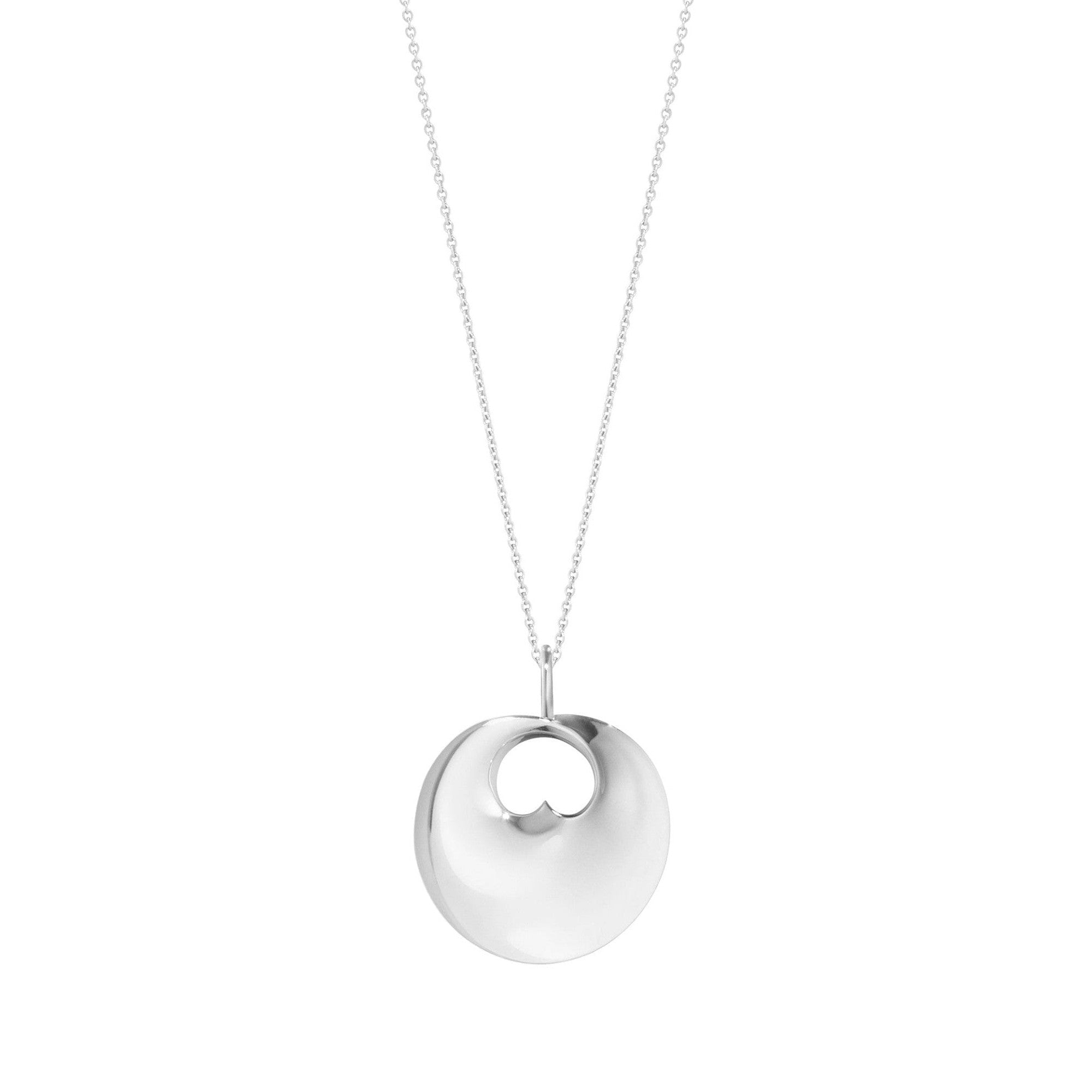 Georg Jensen-Silver Hidden Heart Pendant-Dipples Jewellers