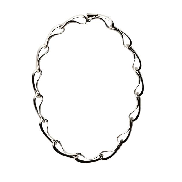 Georg Jensen-Silver Infinity Necklace-Dipples Jewellers