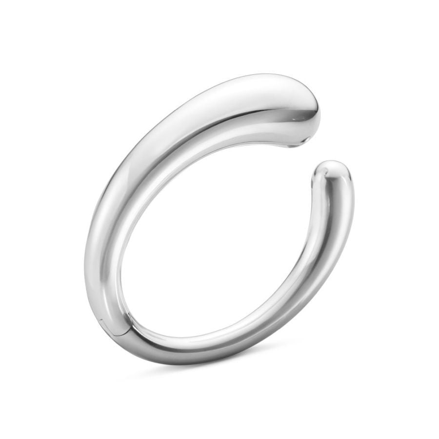 Georg Jensen-Silver Mercy Mega Bangle-Dipples Jewellers