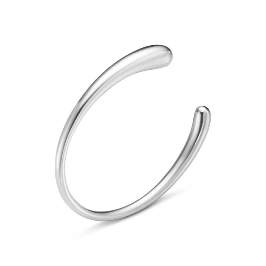 Georg Jensen-Silver Mercy Open Bangle-Dipples Jewellers