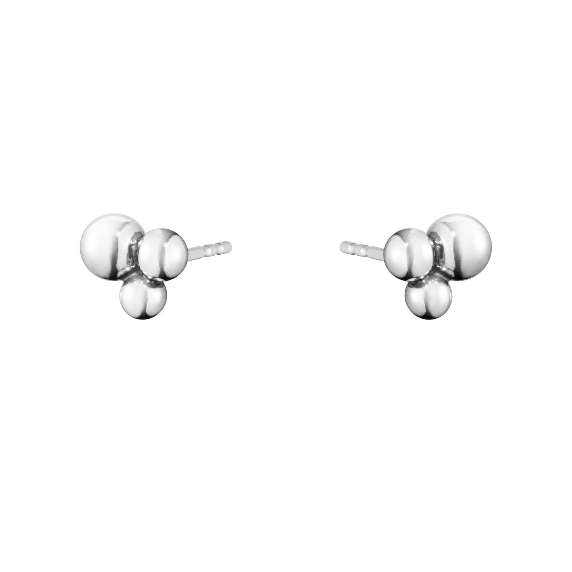 Georg Jensen-Silver Moonlight Grapes Earrings-Dipples Jewellers