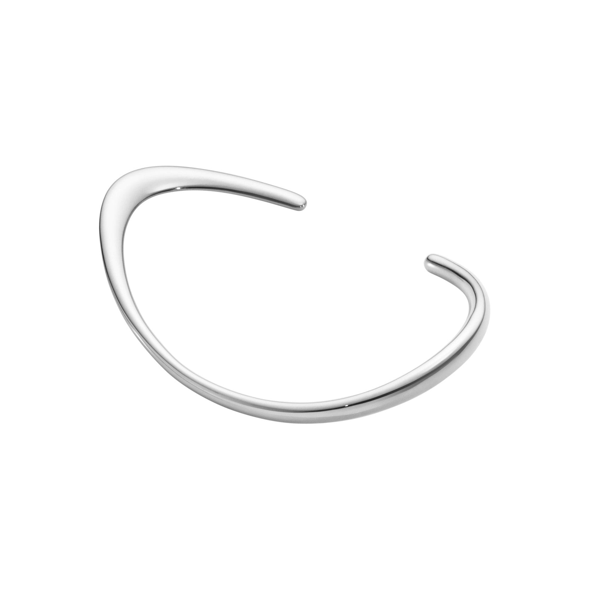 Georg Jensen-Silver Offspring Bangle-Dipples Jewellers