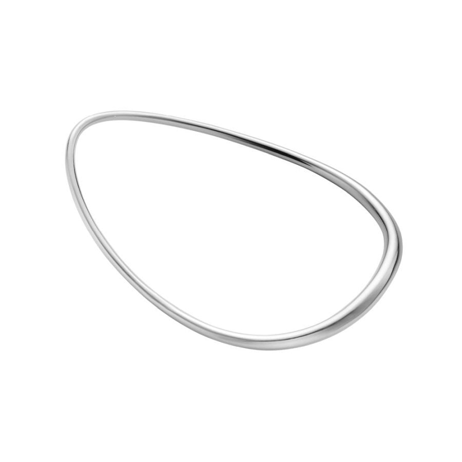 Georg Jensen-Silver Offspring Slim Bangle-Dipples Jewellers