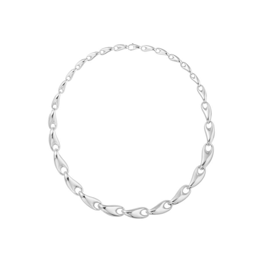 Georg Jensen-Silver Reflect Necklace-Dipples Jewellers