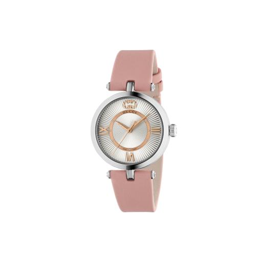 Gucci W-MODEL 2000 Pink Roman numeral and strap watch-Dipples Jewellers