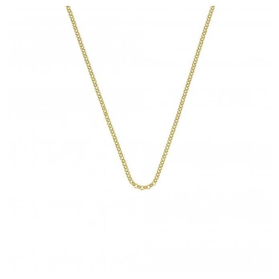 Hot Diamonds-Emozioni Gold Plated Silver 30" Belcher Chain-Dipples Jewellers