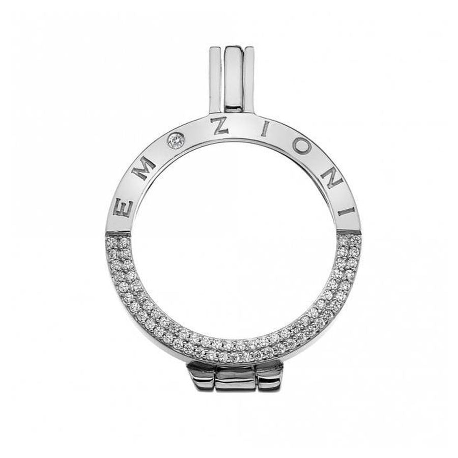 Hot Diamonds-Emozioni Silver 25mm Reflessi Keeper-Dipples Jewellers