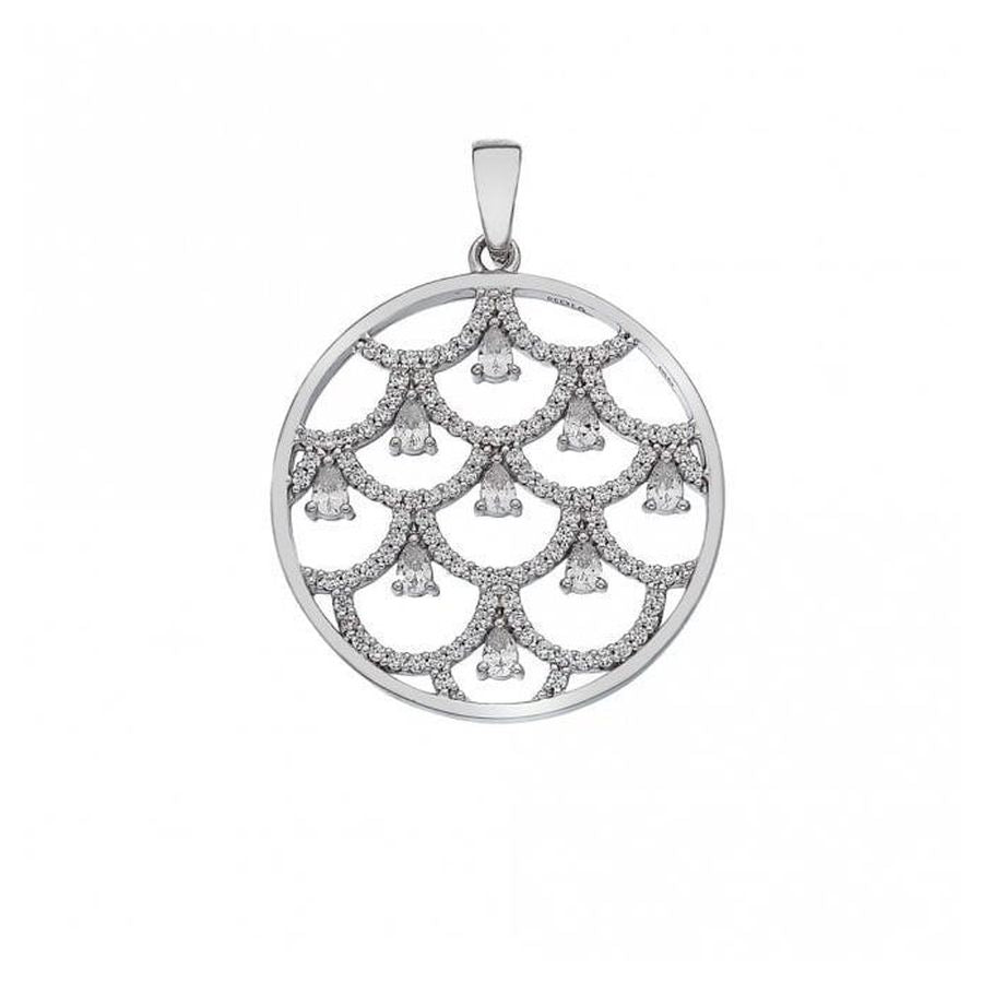 Hot Diamonds-Emozioni Silver Lust Layer Pendant-Dipples Jewellers