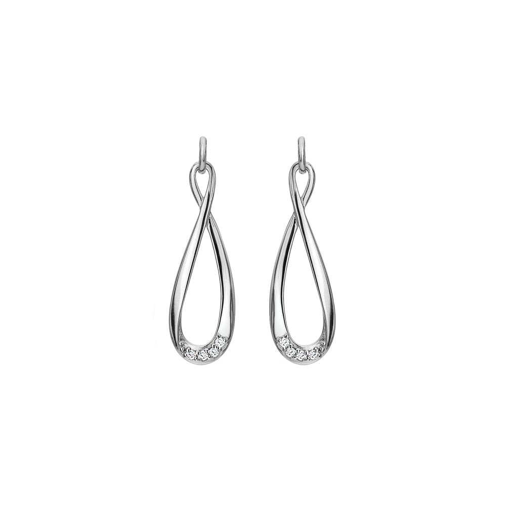 Hot Diamonds-Flourish Earrings-Dipples Jewellers
