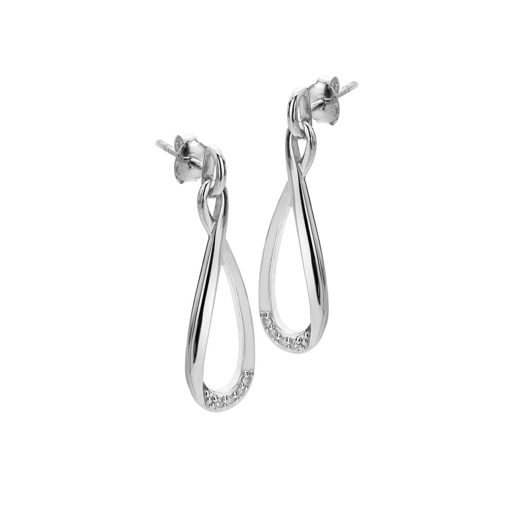 Hot Diamonds-Flourish Earrings-Dipples Jewellers