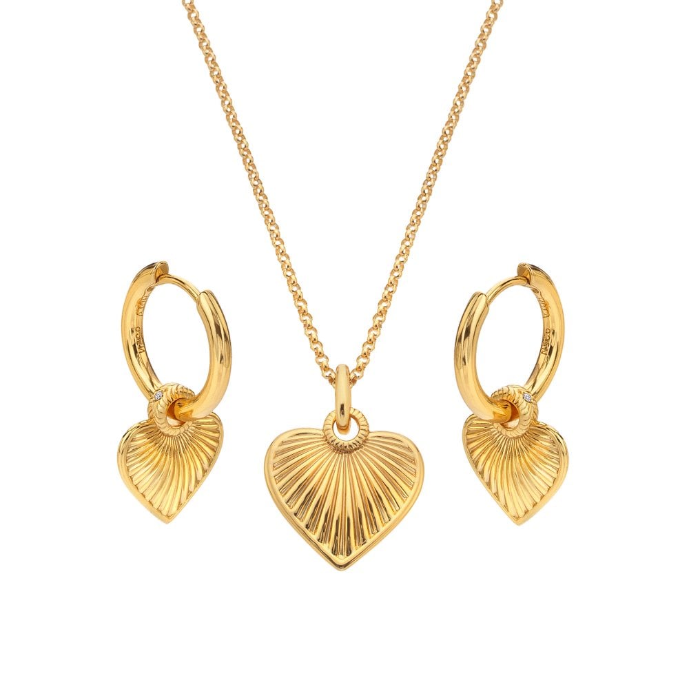 Hot Diamonds-HD X GE Essence Pendant and Earring Set-Dipples Jewellers