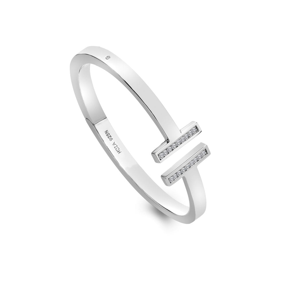 Hot Diamonds-HD X TG T-Bar Bangle-Dipples Jewellers