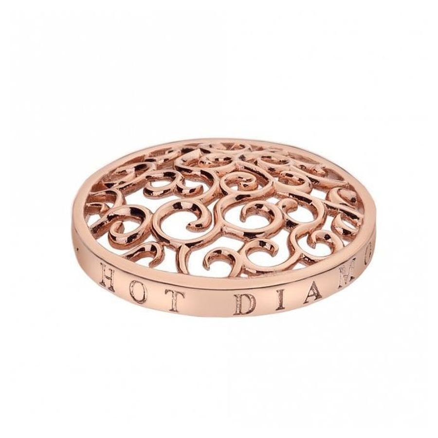 Hot Diamonds-Rose Gold Plated Ula Bangle-Dipples Jewellers