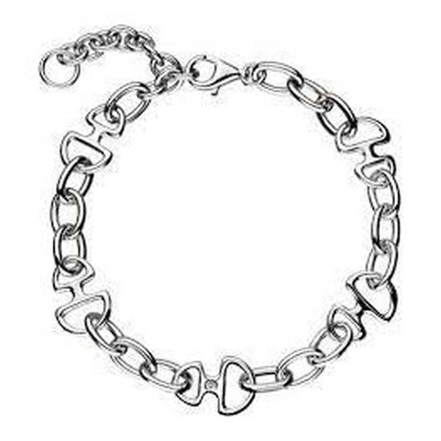 Hot Diamonds-Silver Iconic Link Charm Bracelet-Dipples Jewellers