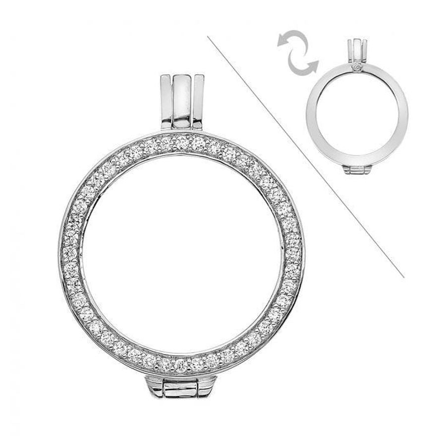 Hot Diamonds-Silver Reversible 25m Keeper-Dipples Jewellers