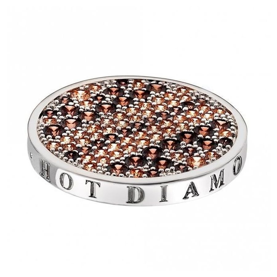 Hot Diamonds-Splte 33mm Serpente Coin-Dipples Jewellers