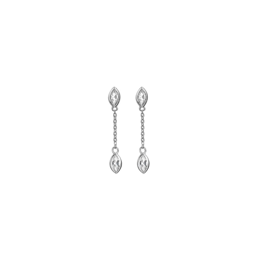 Hot Diamonds-Tender Waterfall Marquise Drop Earrings-Dipples Jewellers