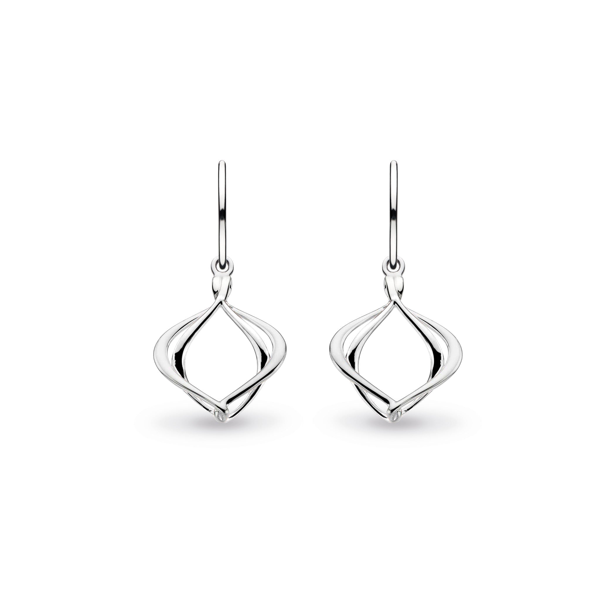 Kit Heath-Silver Alicia Petite Drop Earrings-Dipples Jewellers