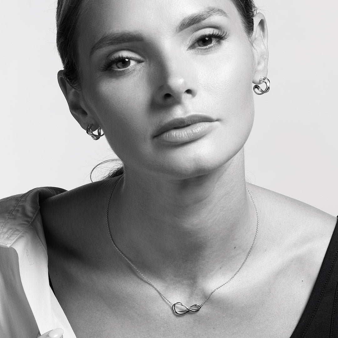 Kit Heath-Silver Infinity Necklace-Dipples Jewellers