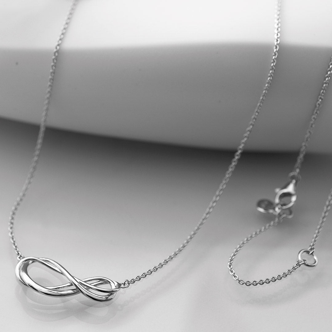 Kit Heath-Silver Infinity Necklace-Dipples Jewellers