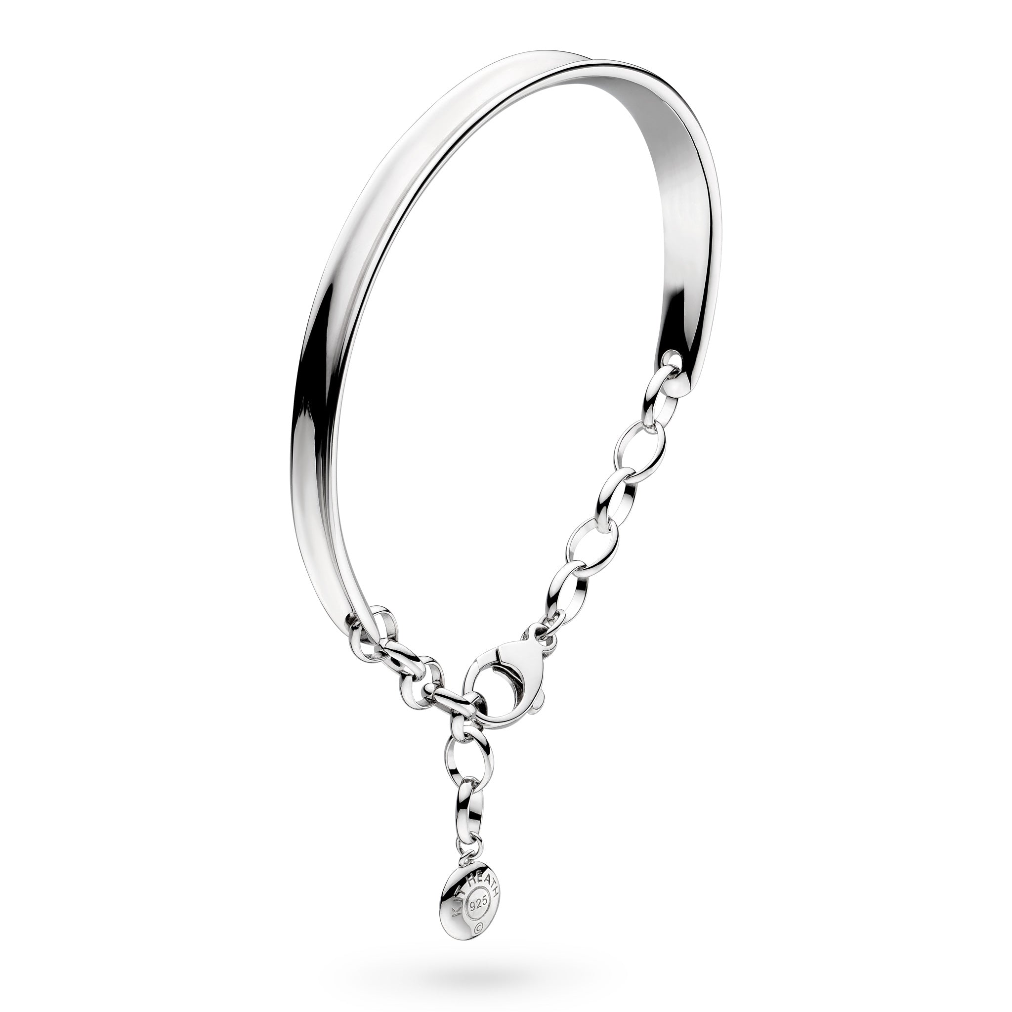 Kit Heath-Silver Serenity Changle Bracelet-Dipples Jewellers