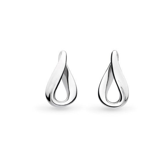 Kit Heath-Silver Serenity Stud Earrings-Dipples Jewellers