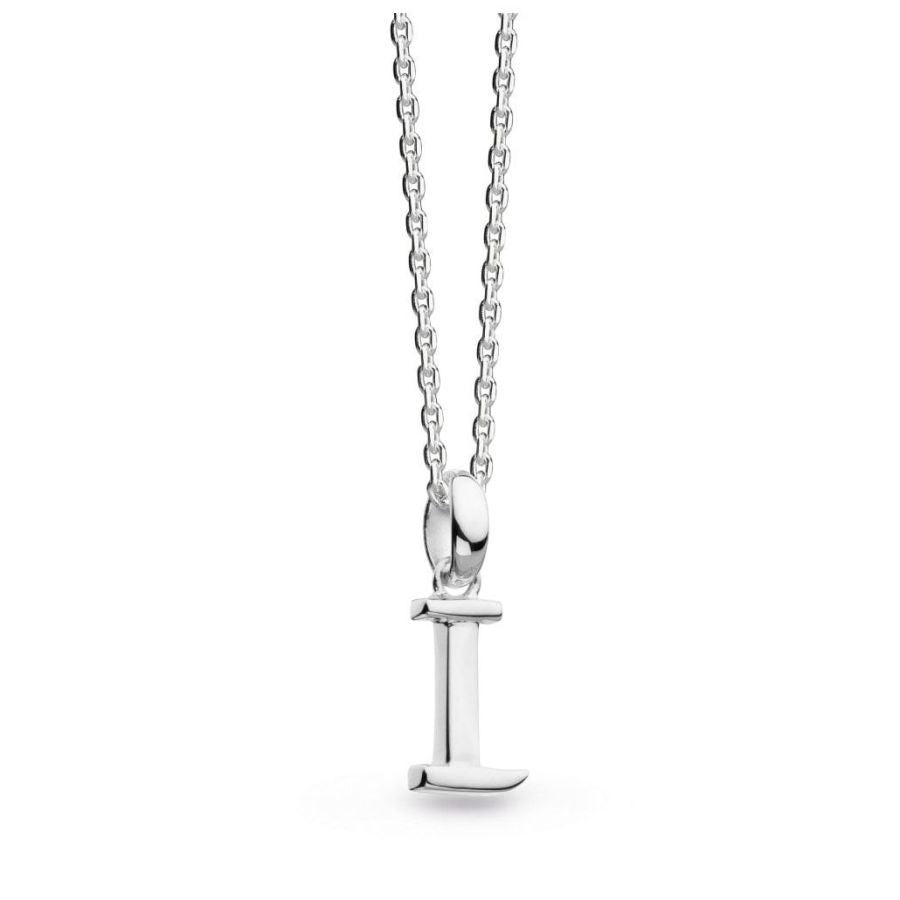 Kit Heath-Silver Signature Capital I Necklace-Dipples Jewellers