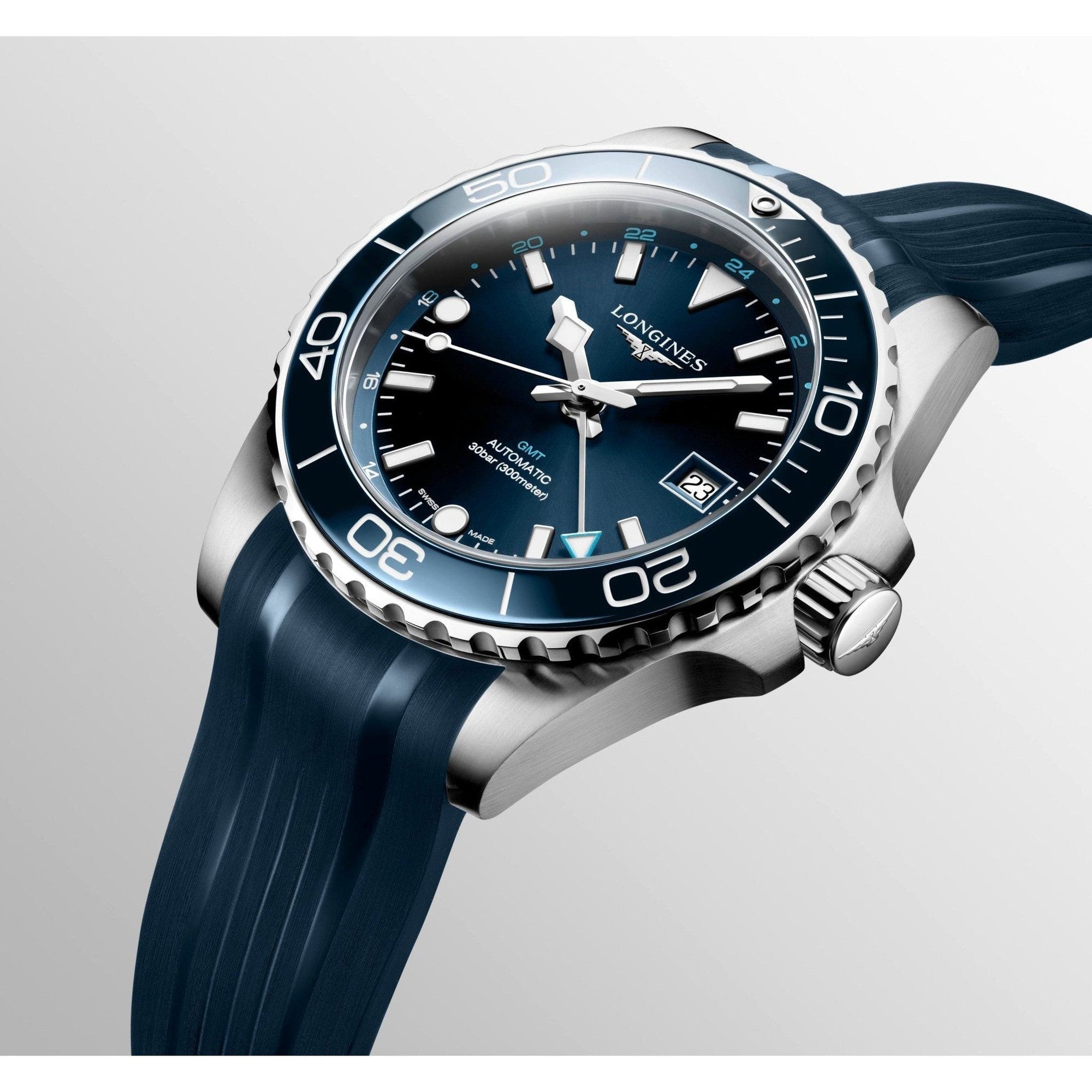 Longines-HydroConquest GMT-Dipples Jewellers