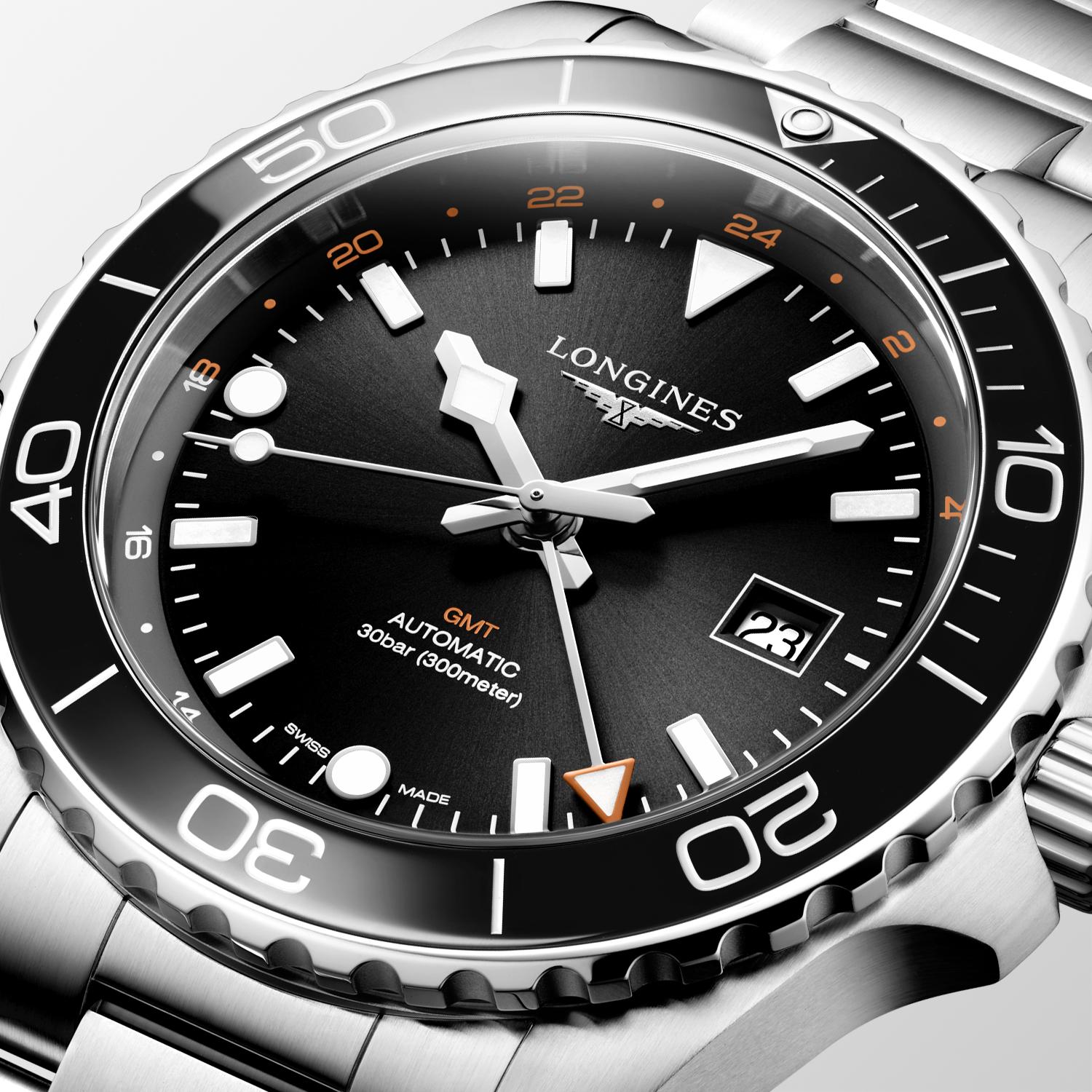 Longines-HydroConquest GMT-Dipples Jewellers