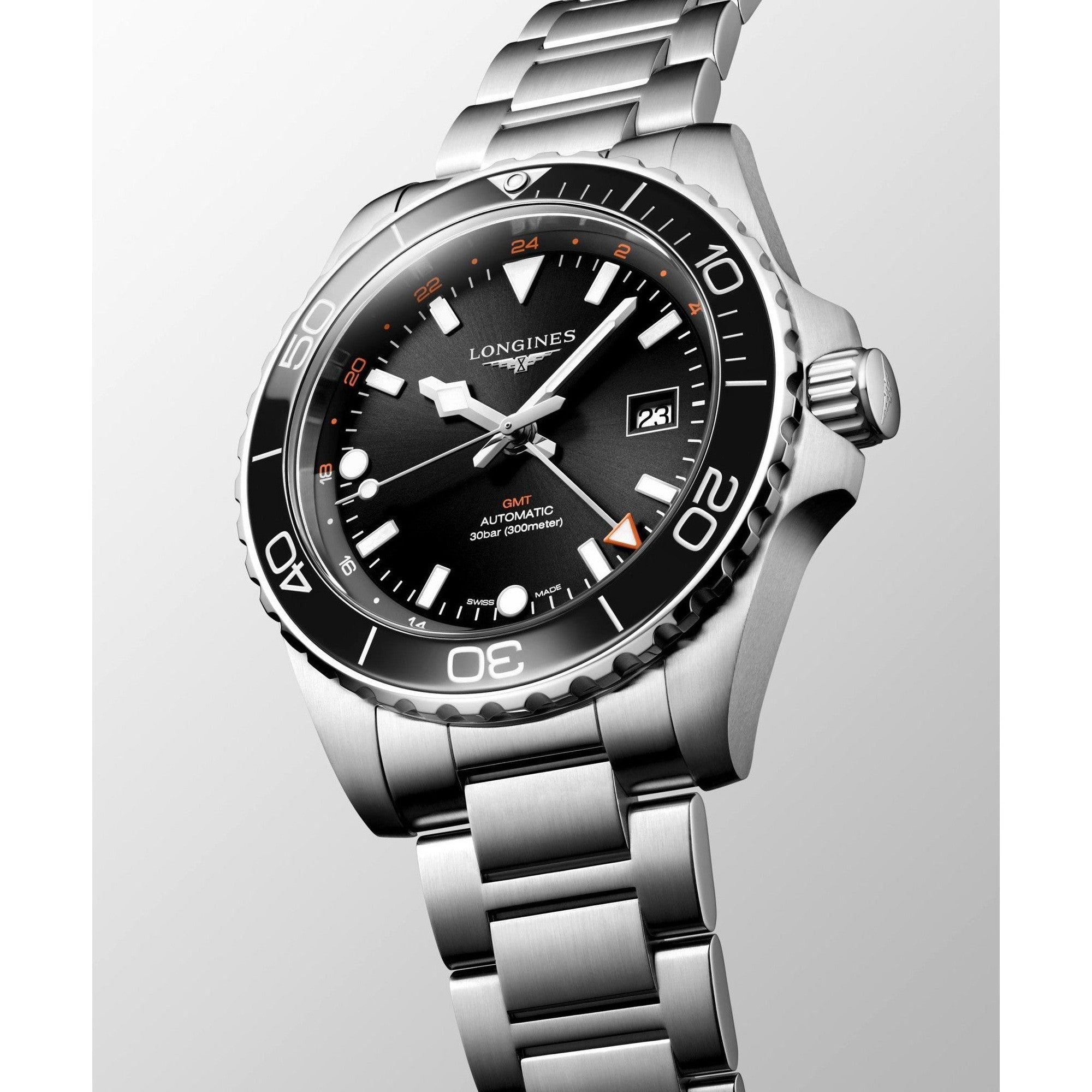 Longines-HydroConquest GMT-Dipples Jewellers