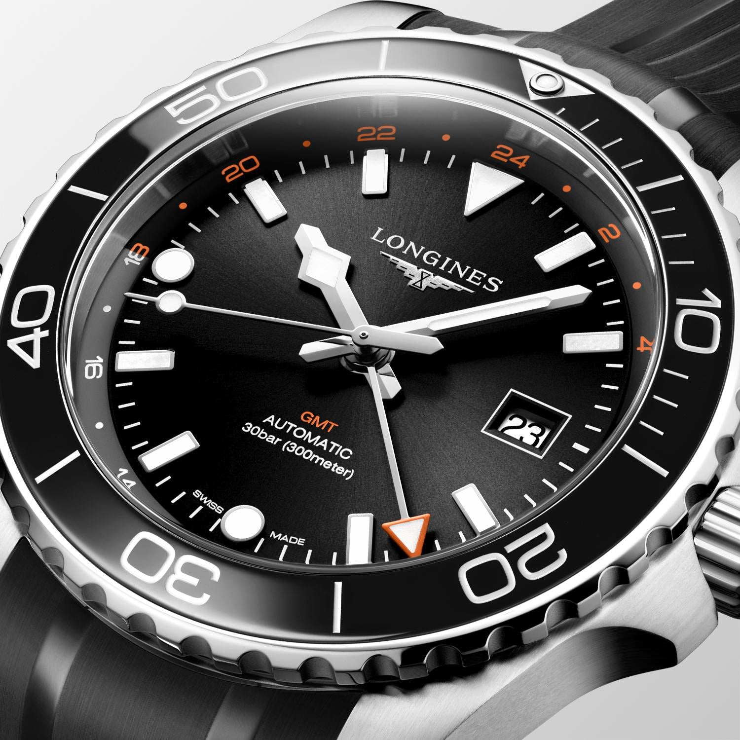 Longines-HydroConquest GMT-Dipples Jewellers