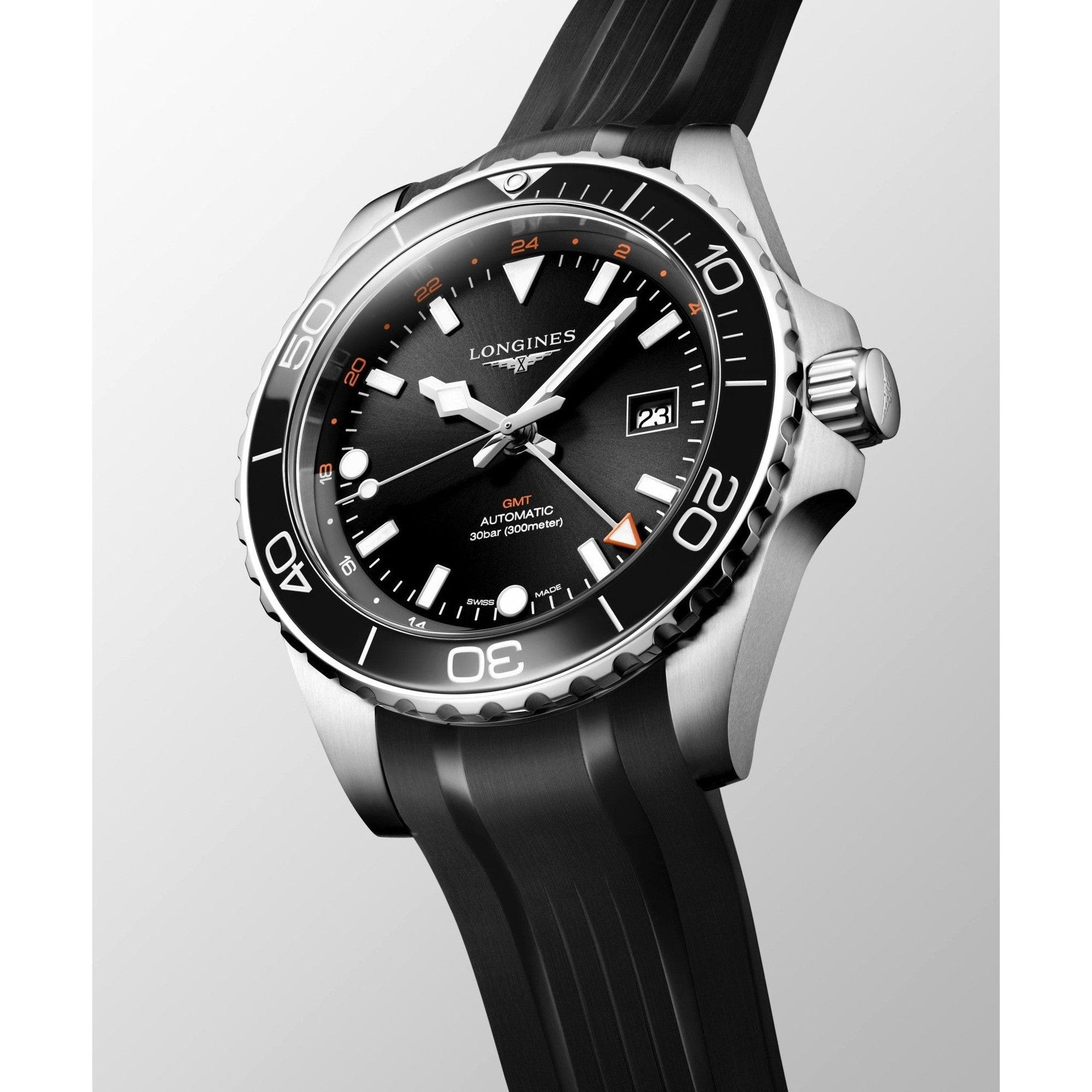 Longines-HydroConquest GMT-Dipples Jewellers