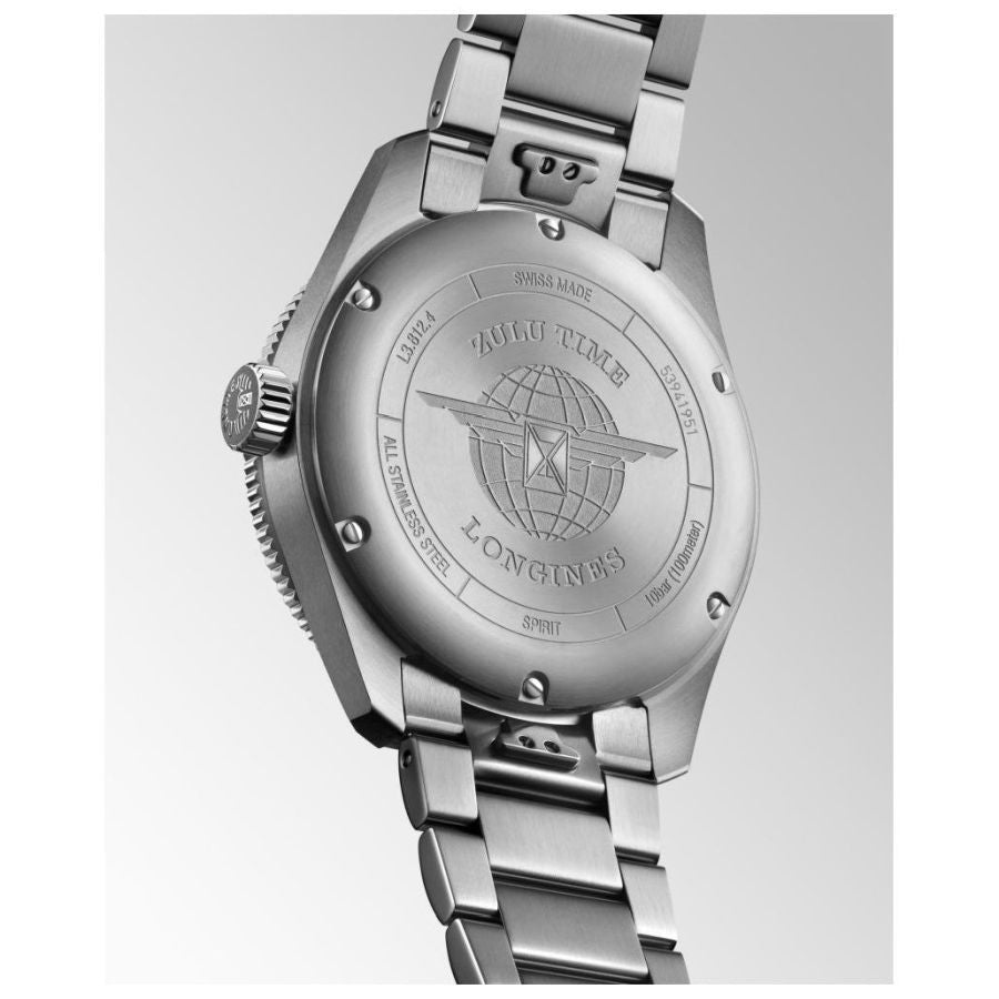 Longines-Spirit Zulu Time GMT-Dipples Jewellers