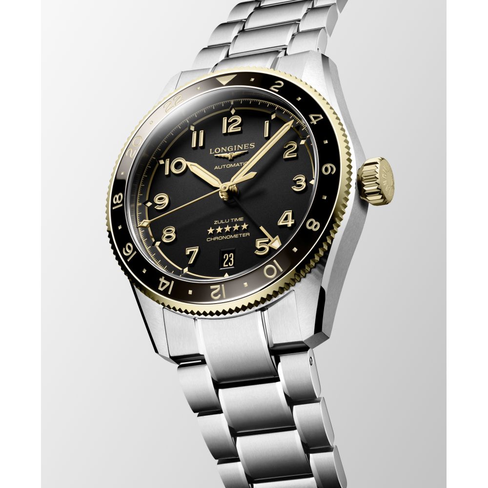 Longines-Spirit Zulu Time GMT-Dipples Jewellers