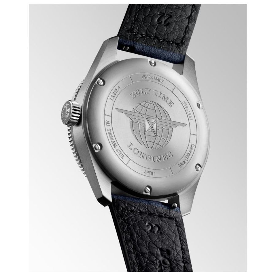 Longines-Spirit Zulu Time GMT-Dipples Jewellers