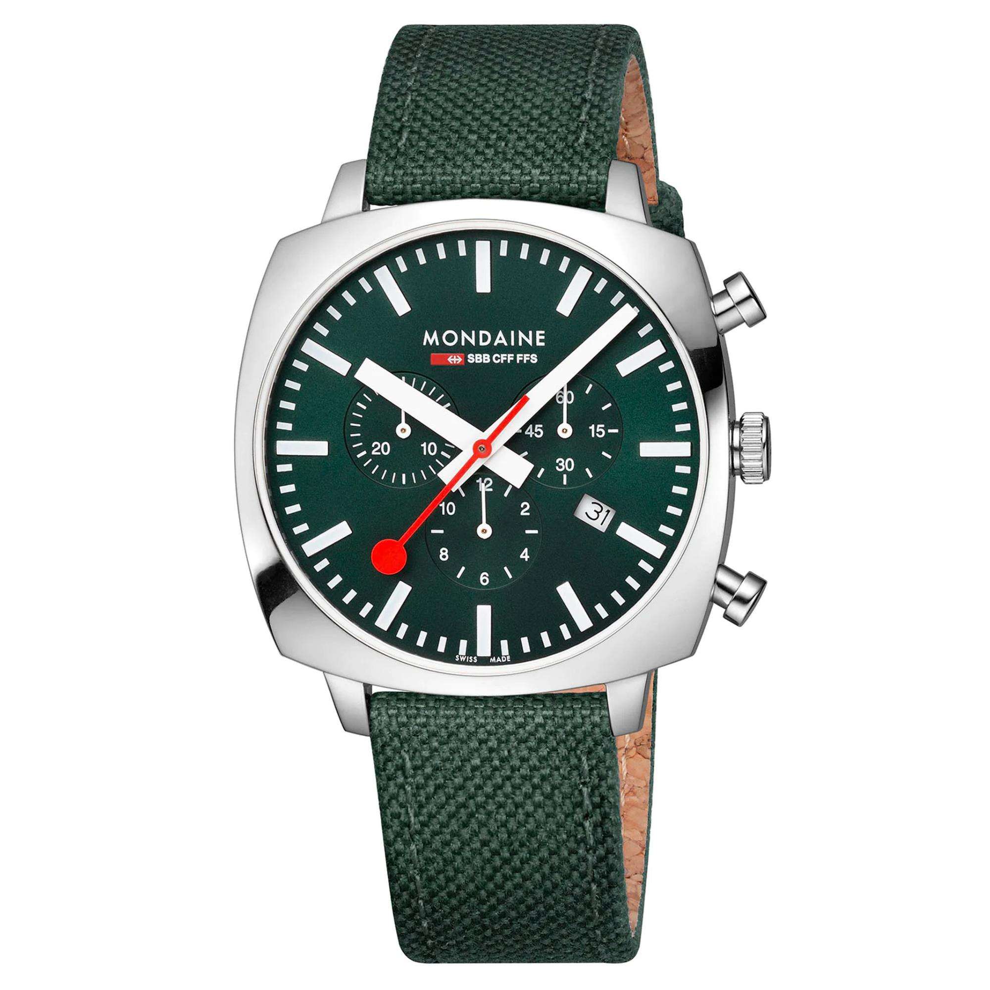 Mondaine-Cushion Square-Dipples Jewellers