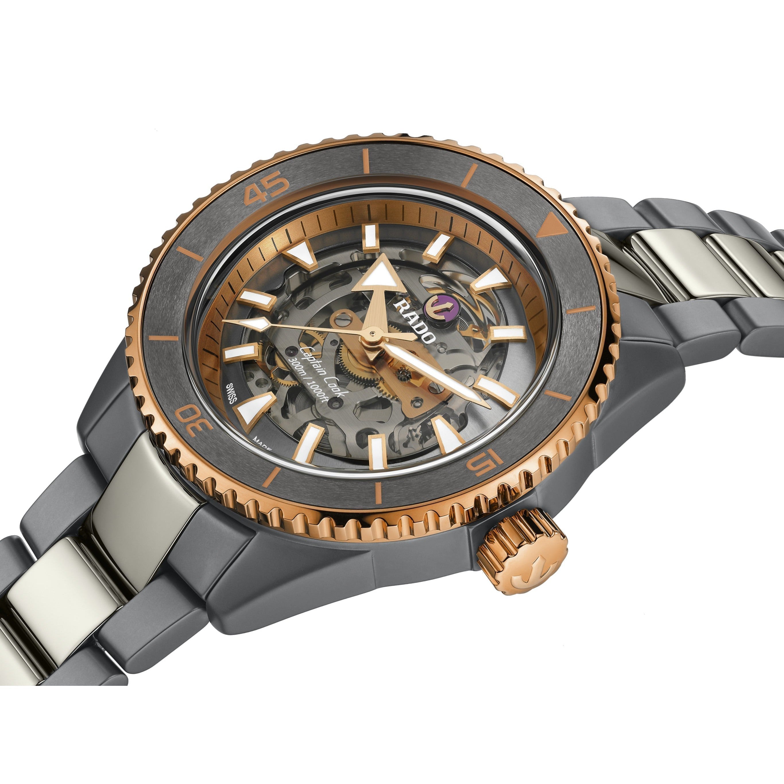 Rado-Captain Cook High-Tech Ceramic Skeleton-Dipples Jewellers