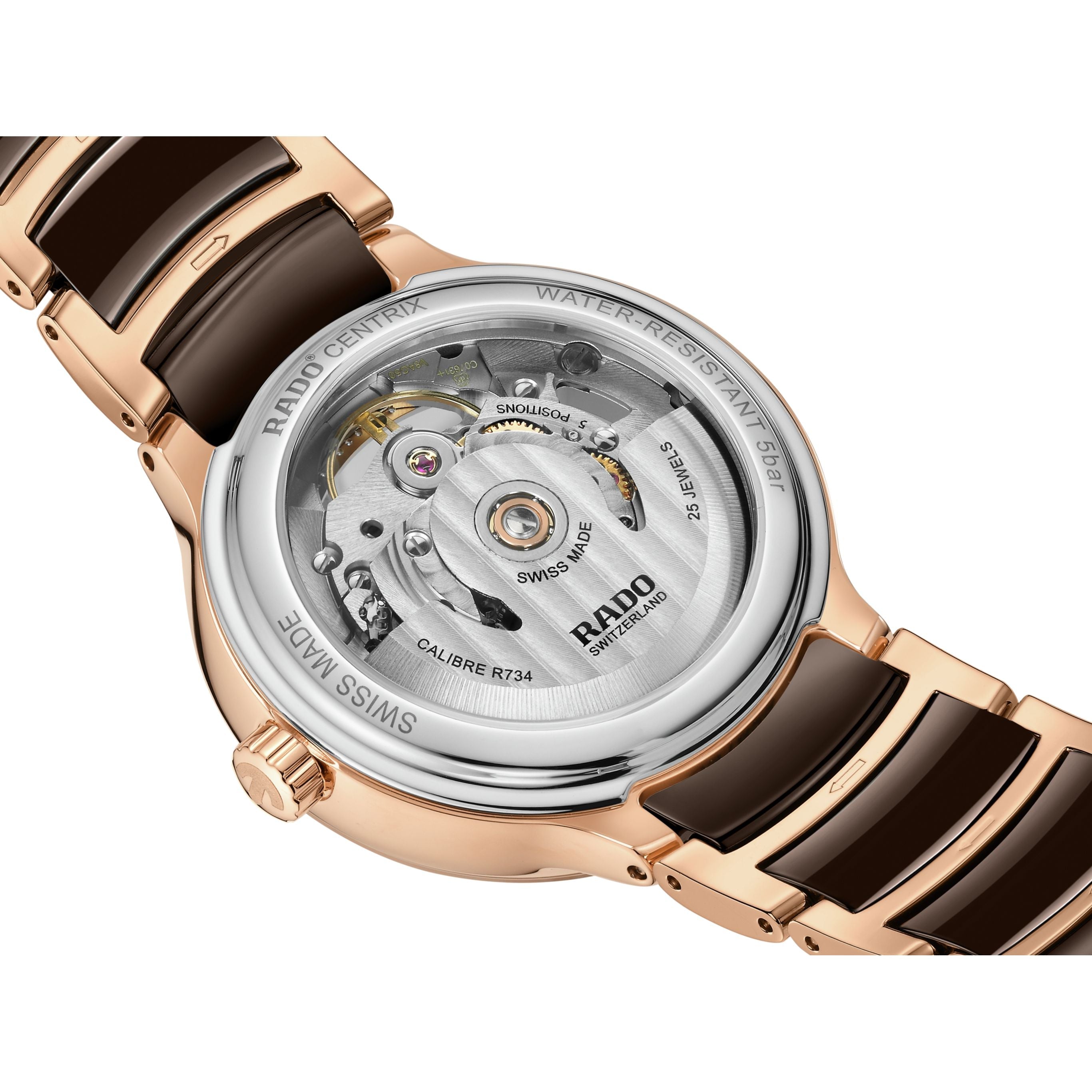 Rado-Centrix Automatic Diamonds Open Heart-Dipples Jewellers