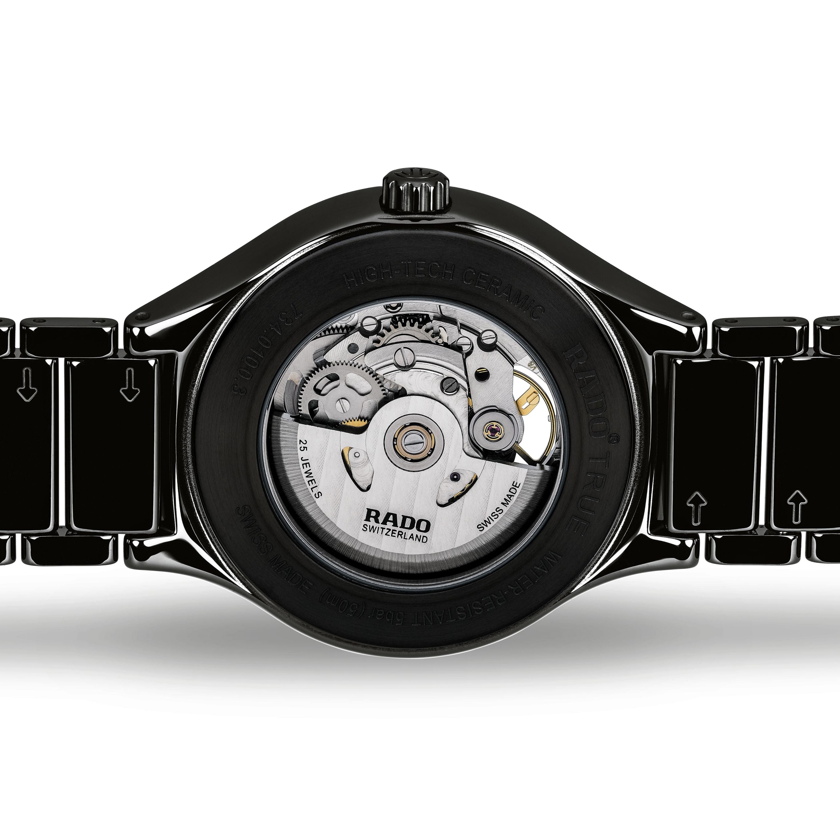 Rado-True Round Automatic Open Heart-Dipples Jewellers