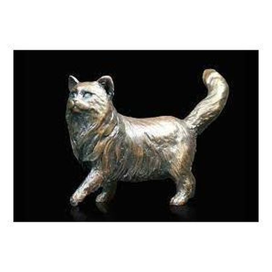 Richard Cooper-Long Haired Cat Standing-Dipples Jewellers