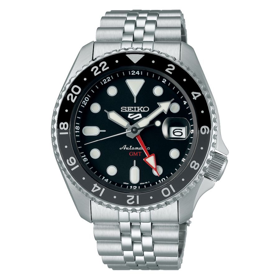 Seiko-Seiko 5 'Black Grape' GMT-Dipples Jewellers