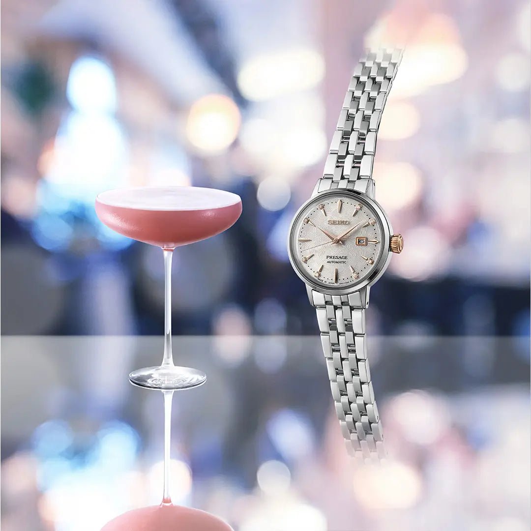 Seiko-Presage 'Clover Club' Diamond-Dipples Jewellers
