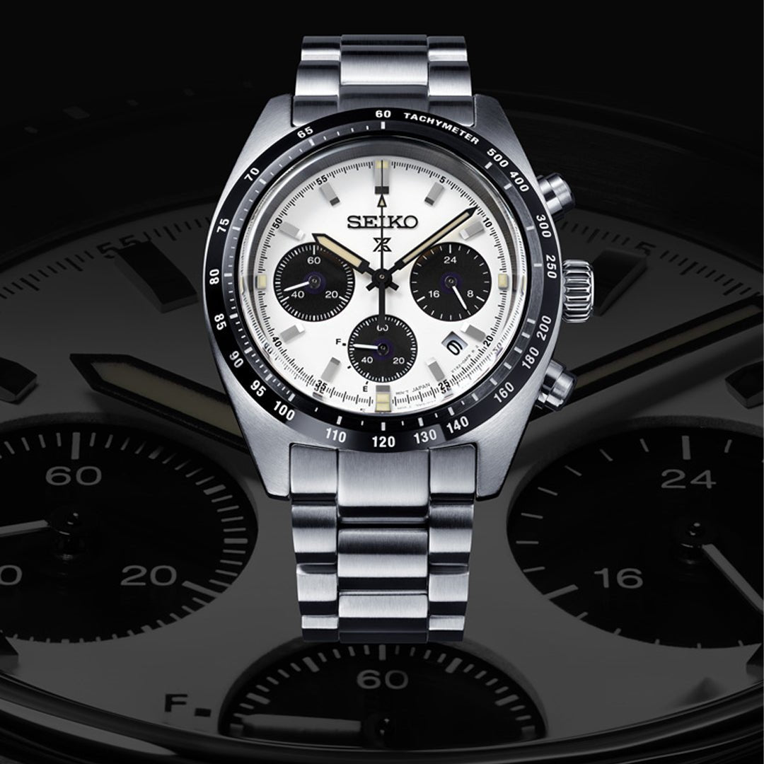 Seiko-Prospex Speedtimer 1969 Re-Creation Solar-Dipples Jewellers